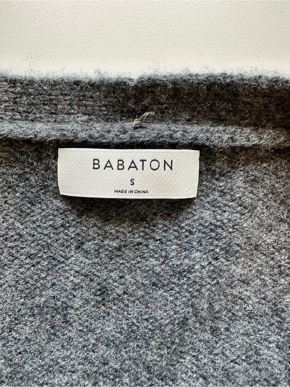 Babaton by Aritzia 100% Cashmere Open Front Cropped Cardigan Shrug Gray Size S